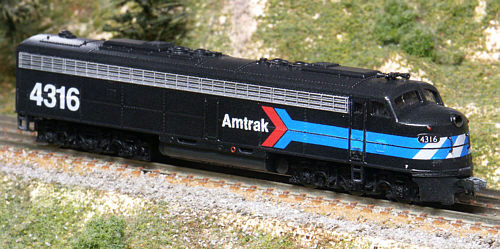 Life-like E8A custom painted in Amtrak. 