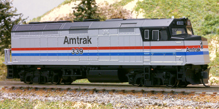 Kato F40PH in Amtrak III scheme. 