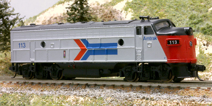 Del Prado shell custom painted in Amtrak III.